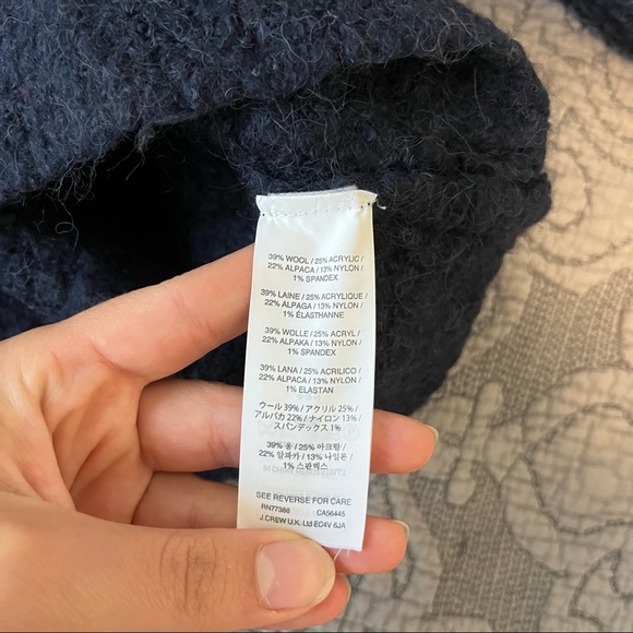 J. Crew Wool-Alpaca Blend Boucle Sweater - Picture 5 of 5